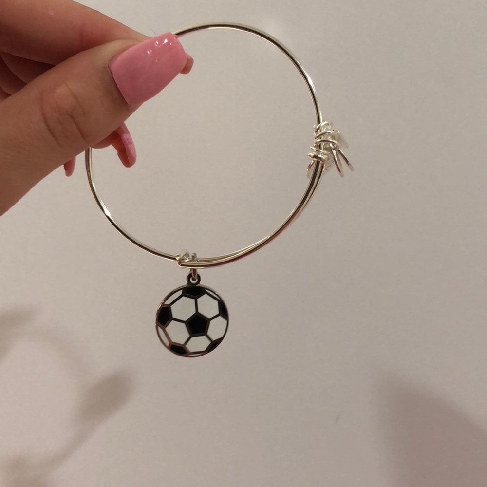 Alex and Ani Soccer Bracelet
